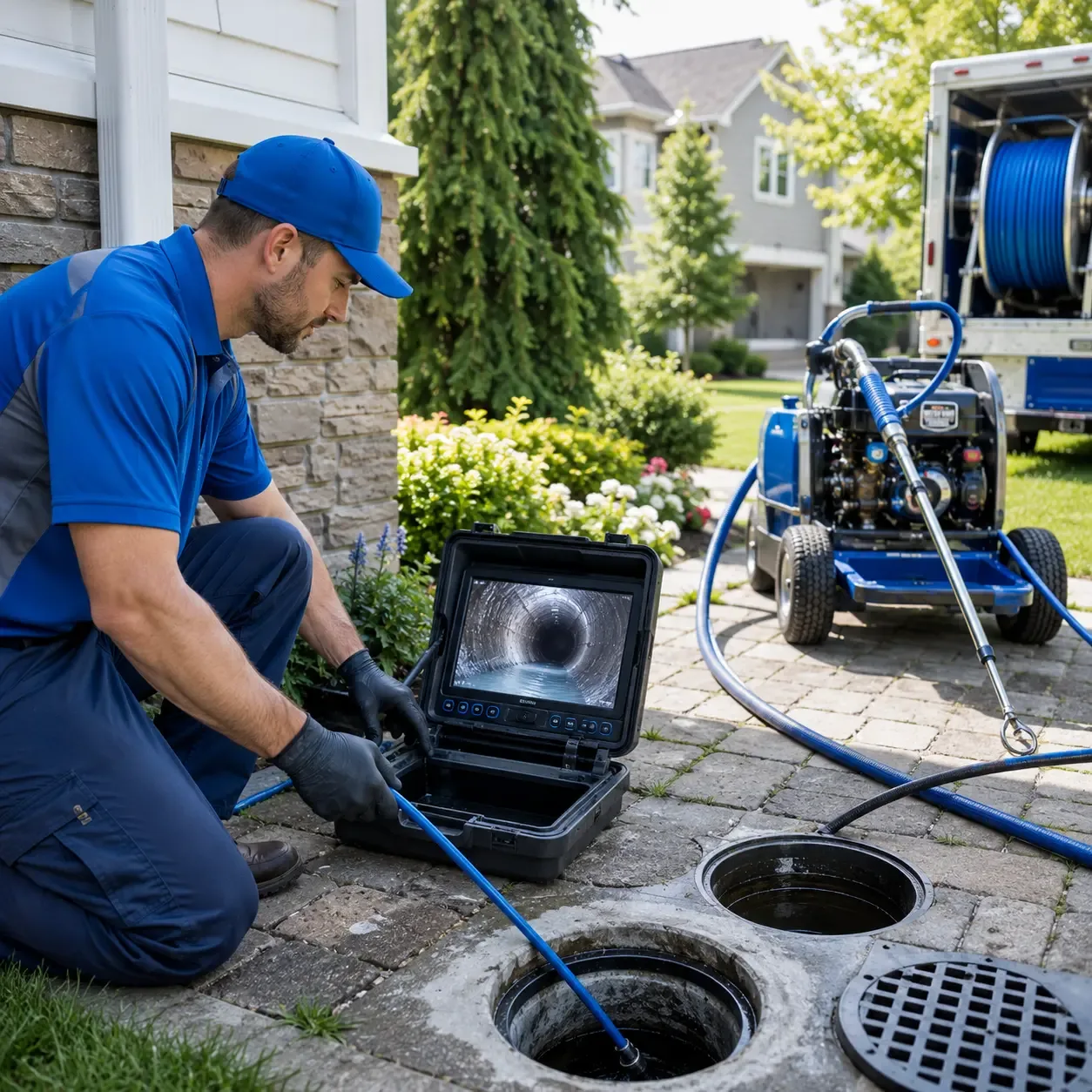 Outdoor drain cleaning professionals serving Rising Star, TX